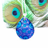 Heavenly - Inky teardrop pendant