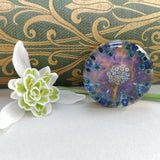 Erica - silver plated brooch