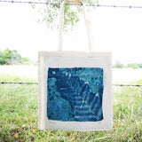 Cyanotype tote bag - Bracken design