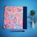 Handbound sketchbook / journal / notebook / diary / Moth design