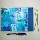 Handbound journal / notebook / diary - abstract design