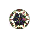 Shimmer - silver plated brooch