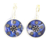 Cloud - silver plated earrings