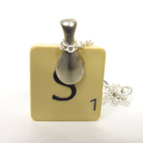 Pool - Scrabble tile necklace