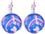 Symphony - silver plated earrings